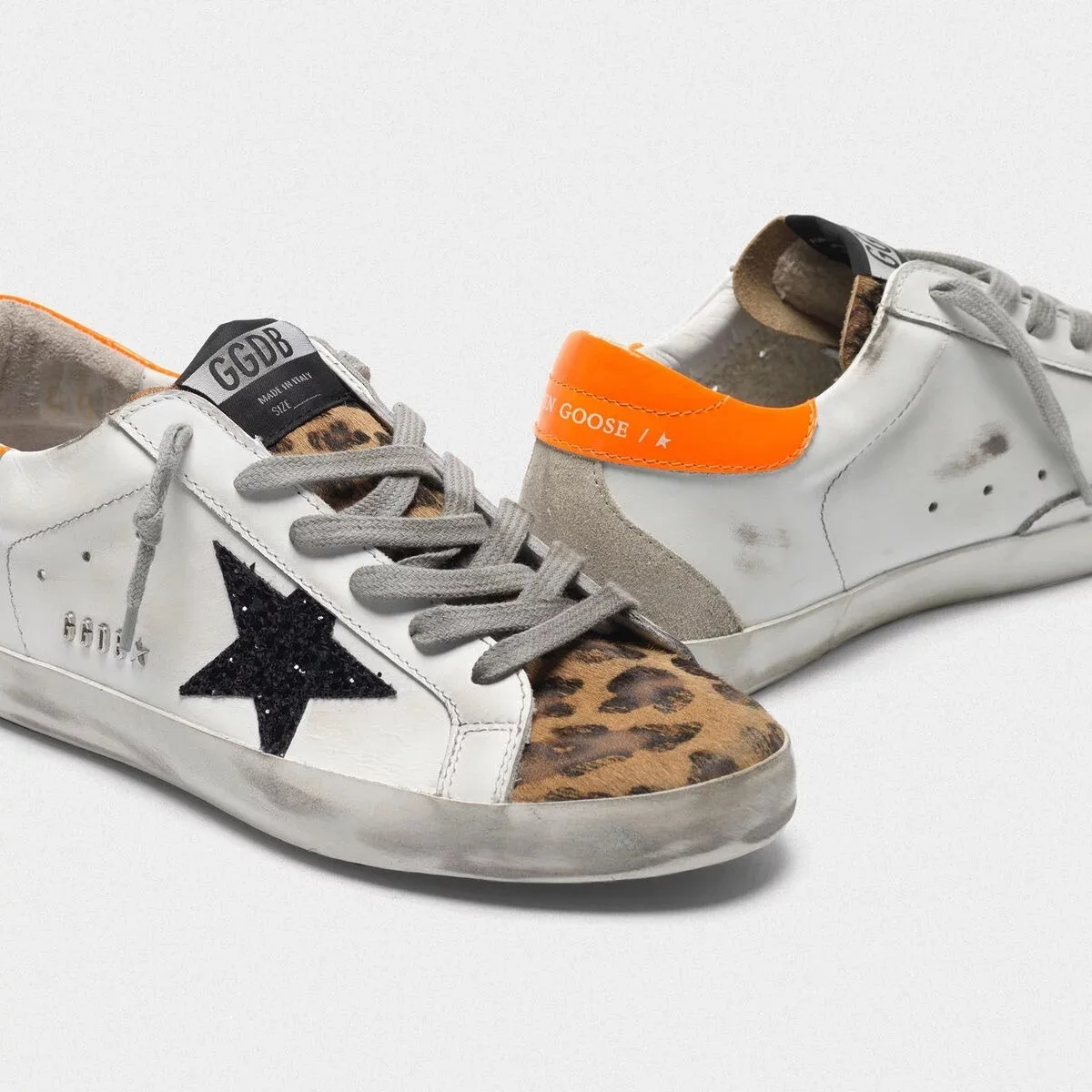 Golden Goose Superstar Sneakers “Orange Leopard” — photo 1 of 4