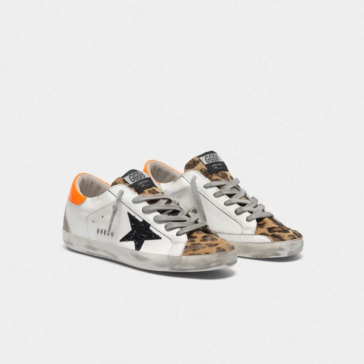 Golden Goose Superstar Sneakers “Orange Leopard” — photo 2 of 4