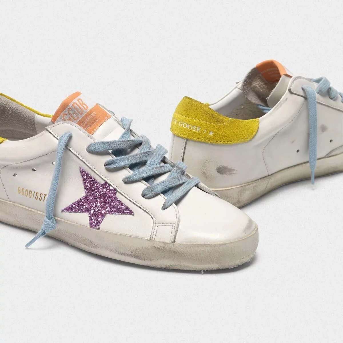Golden Goose Superstar Sneakers “Pink Yellow” — photo 1 of 3