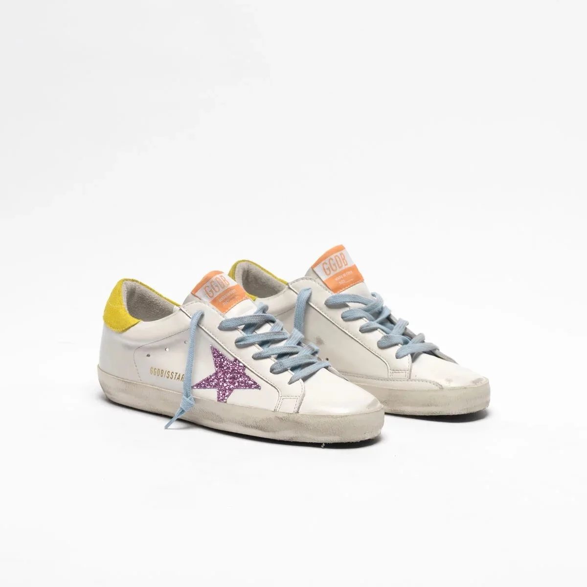 Golden Goose Superstar Sneakers “Pink Yellow” — photo 2 of 3