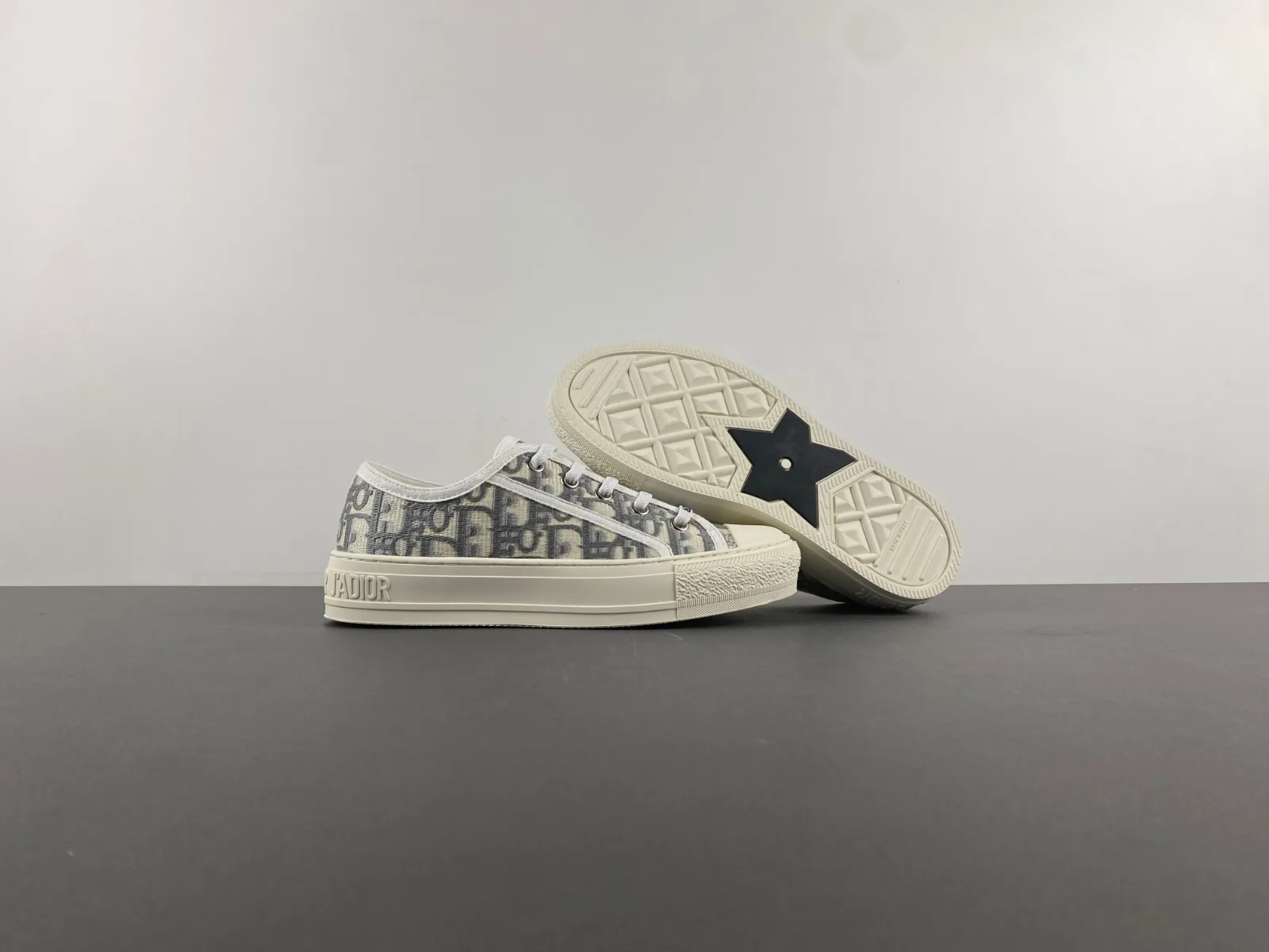 Dior Oblique Platform Canvas “Navy White” — photo 3 of 17