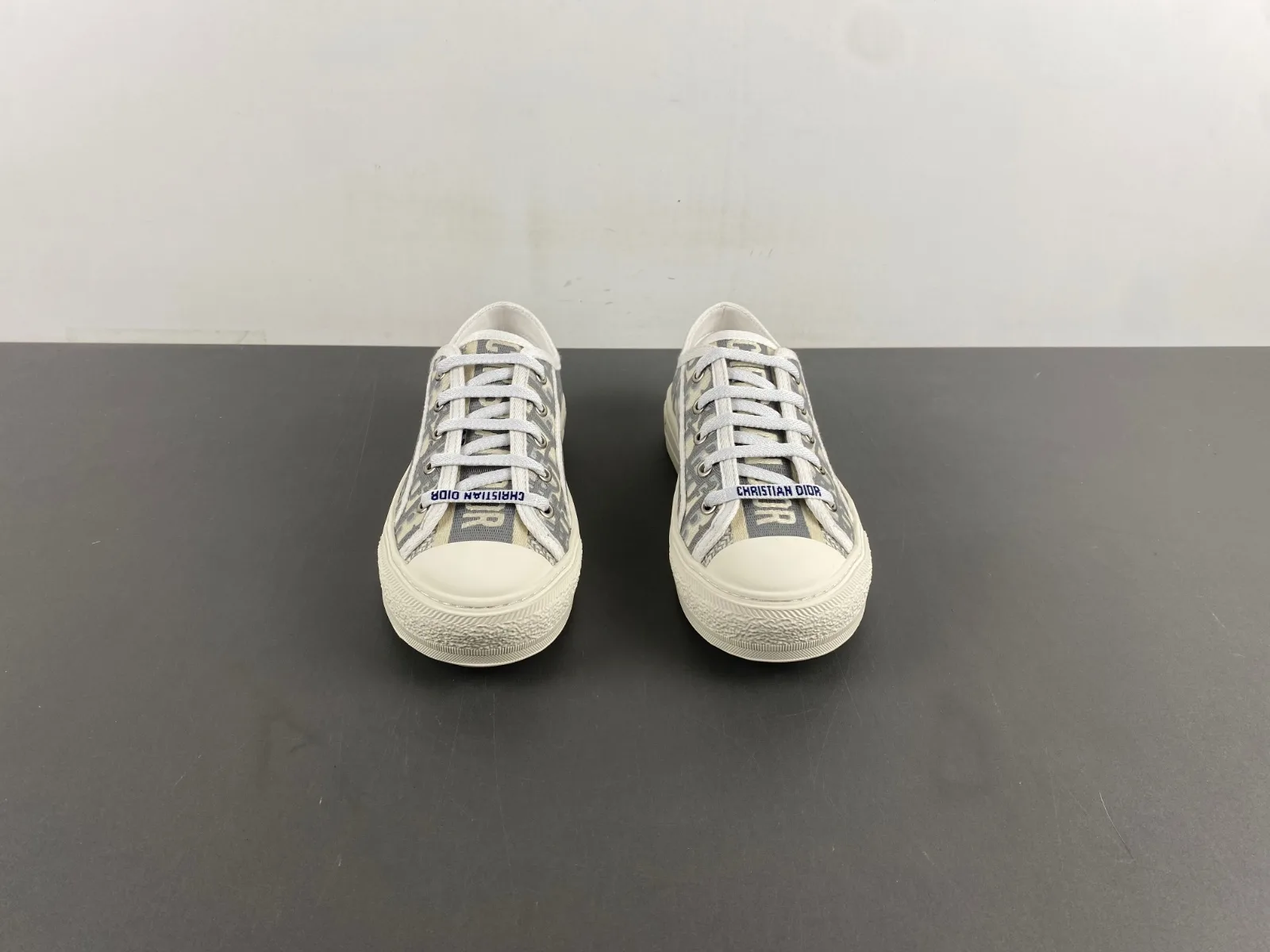 Dior Oblique Platform Canvas “Navy White” — photo 4 of 17