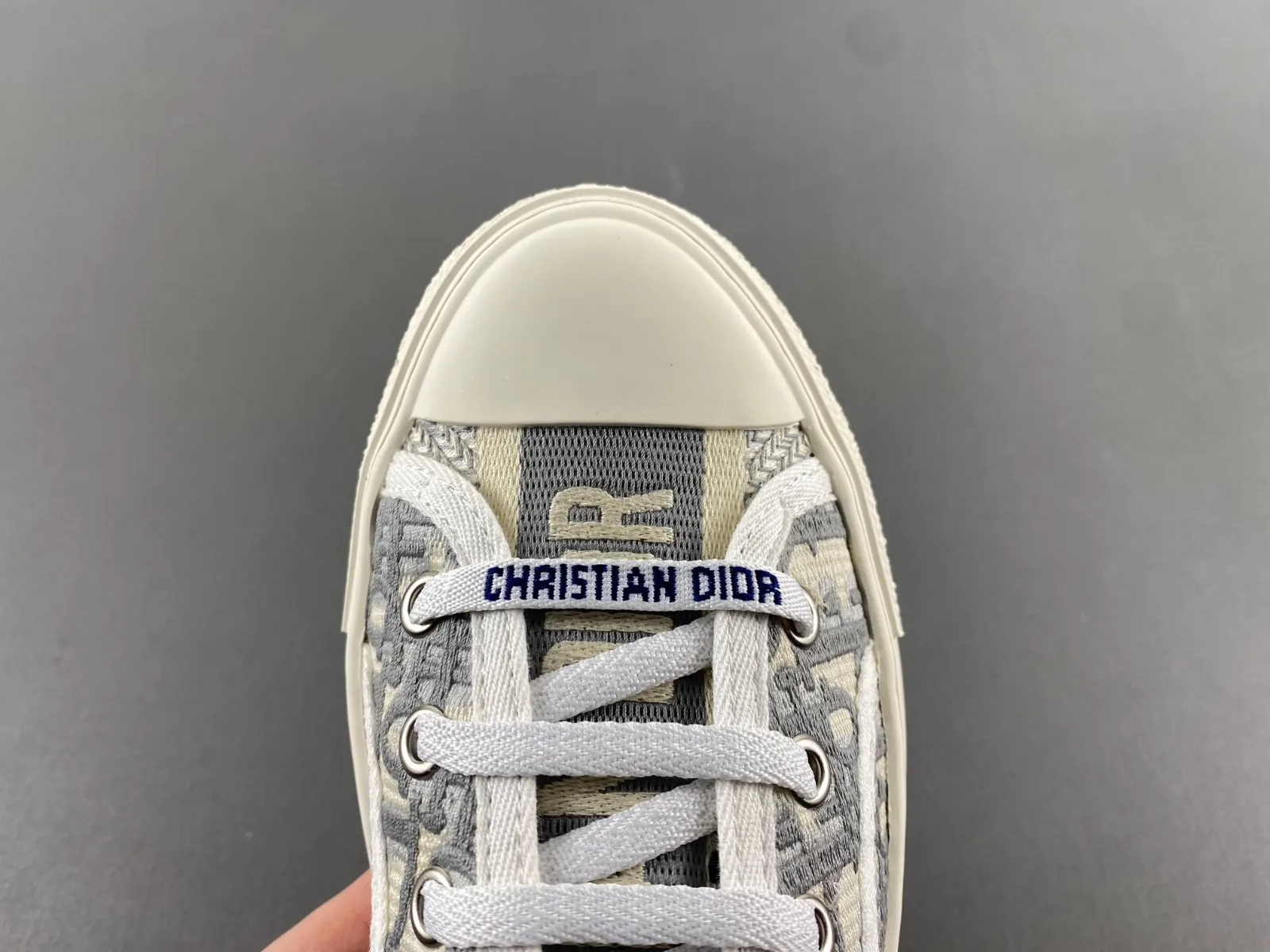Dior Oblique Platform Canvas “Navy White” — photo 10 of 17