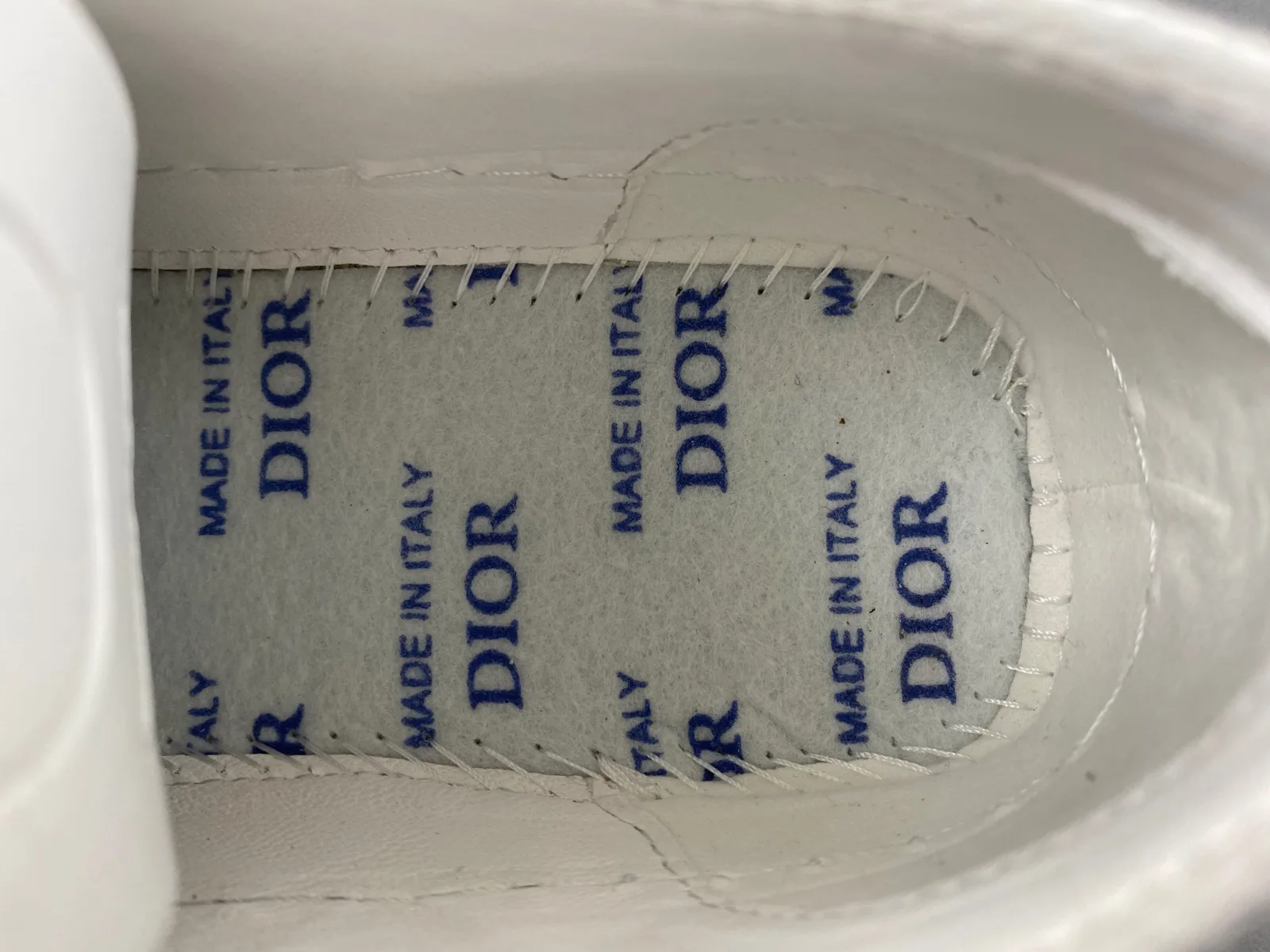 Dior Oblique Platform Canvas “Navy White” — photo 17 of 17