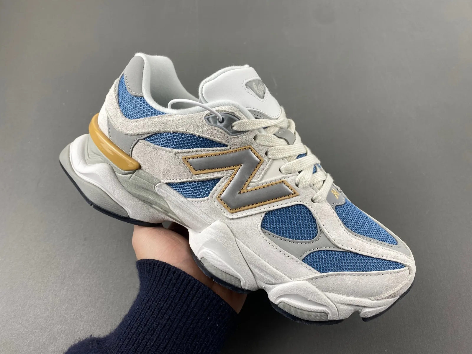 New Balance 9060 “White Blue Gold” — photo 3 of 16