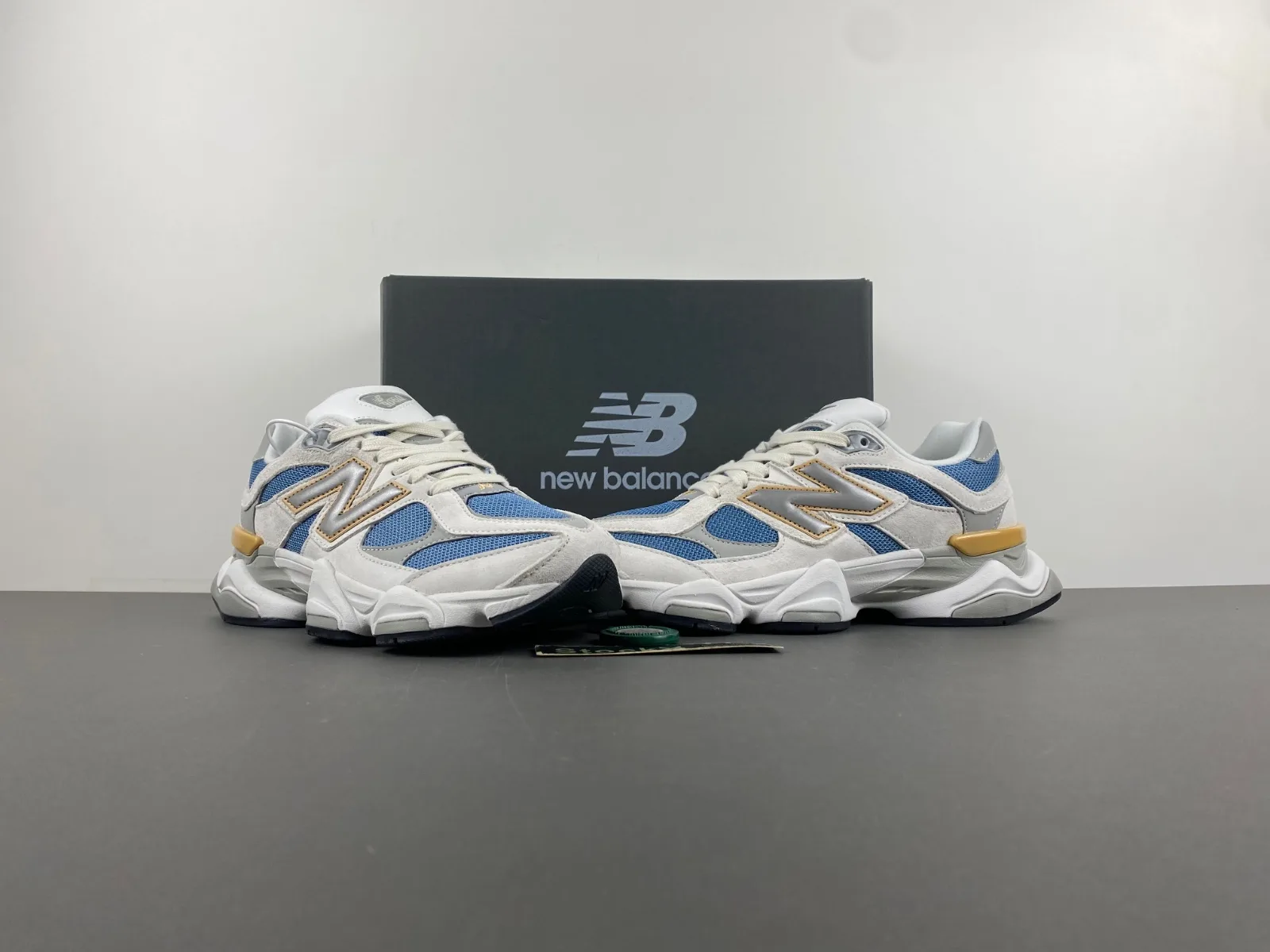 New Balance 9060 “White Blue Gold” — photo 5 of 16