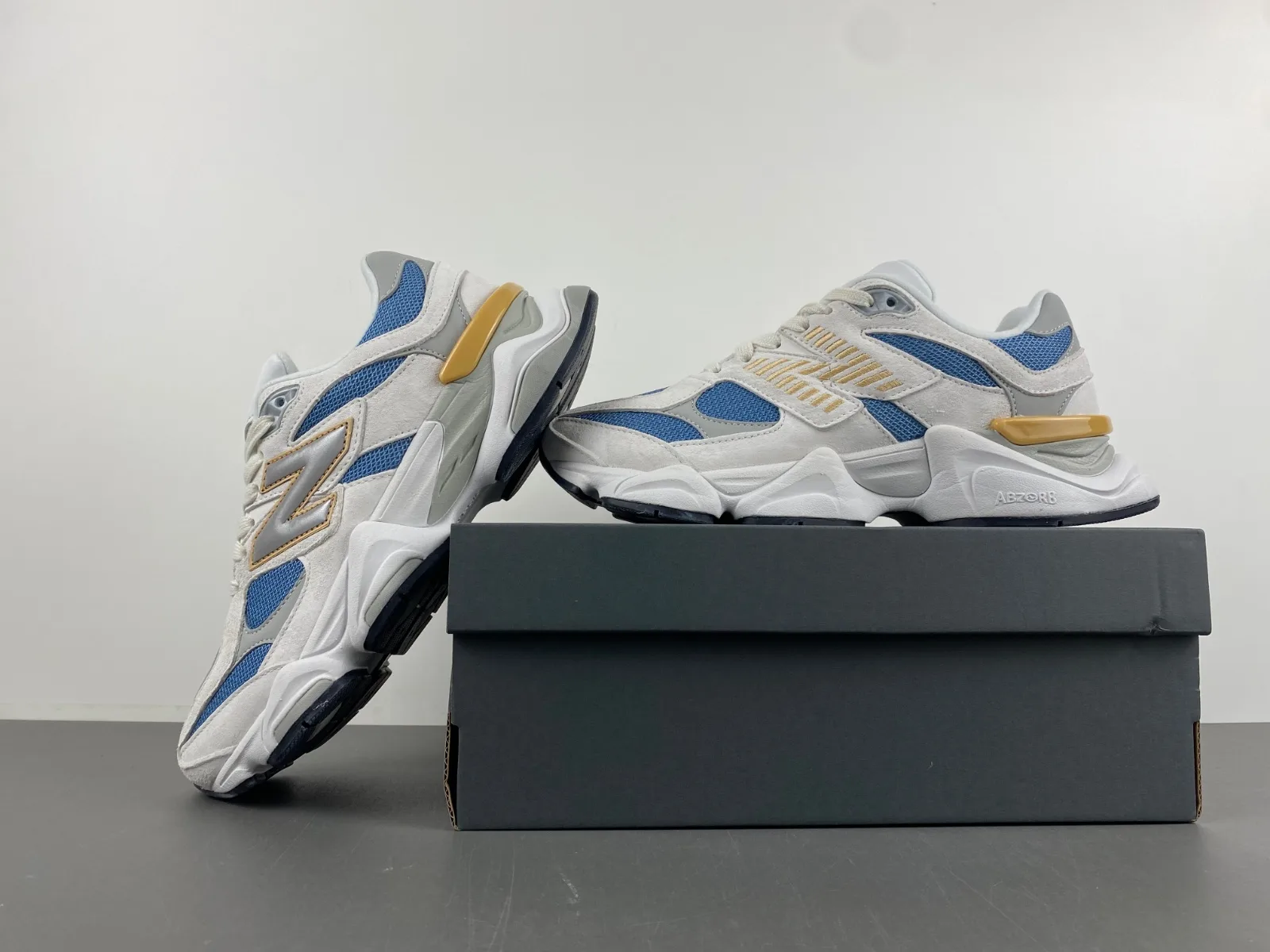 New Balance 9060 “White Blue Gold” — photo 6 of 16