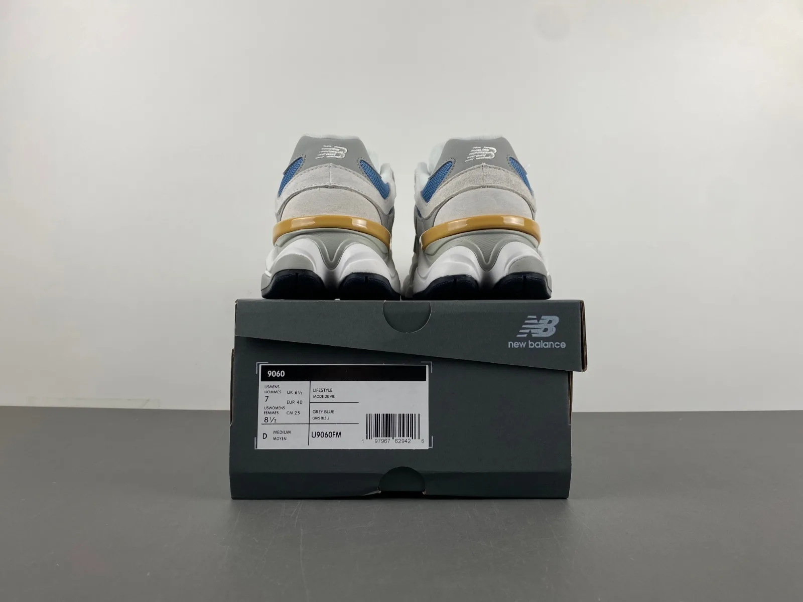 New Balance 9060 “White Blue Gold” — photo 9 of 16