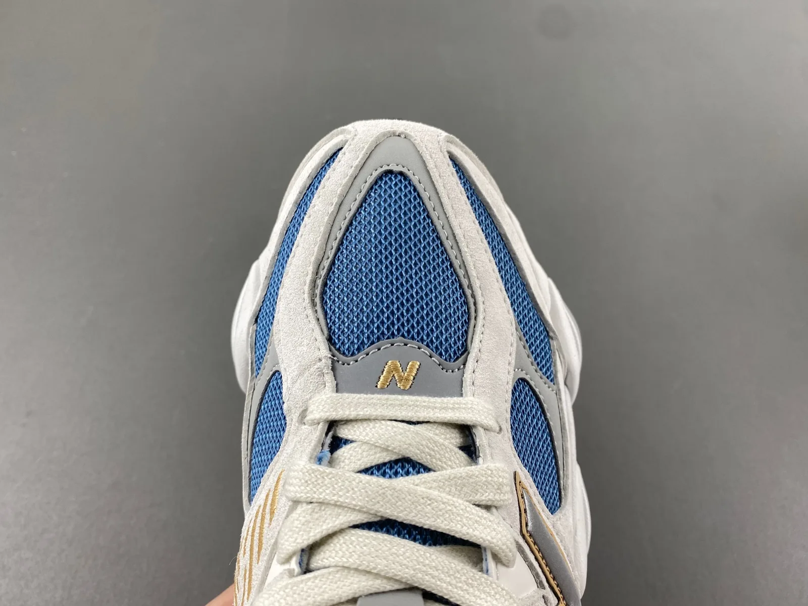 New Balance 9060 “White Blue Gold” — photo 10 of 16