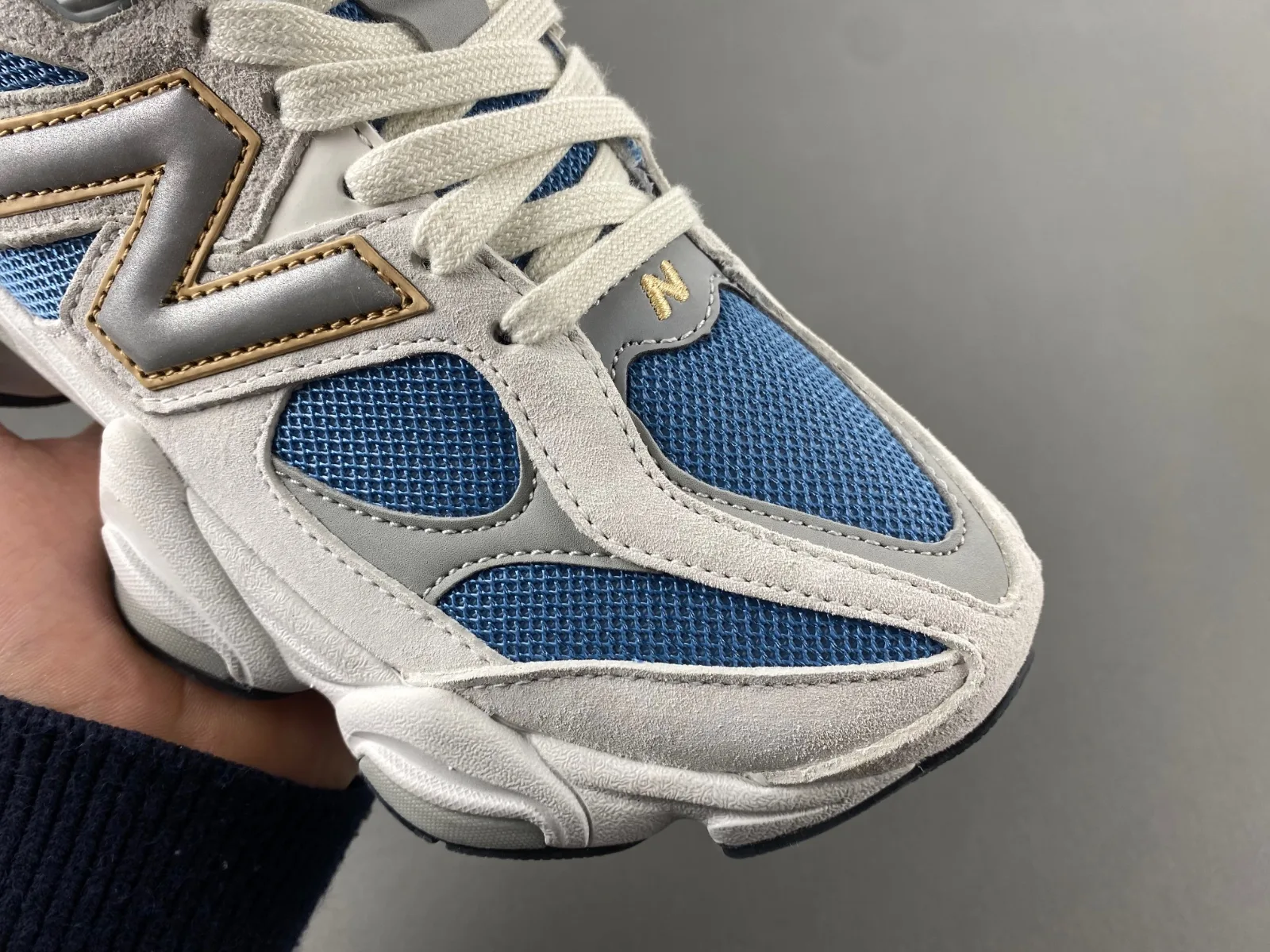 New Balance 9060 “White Blue Gold” — photo 12 of 16