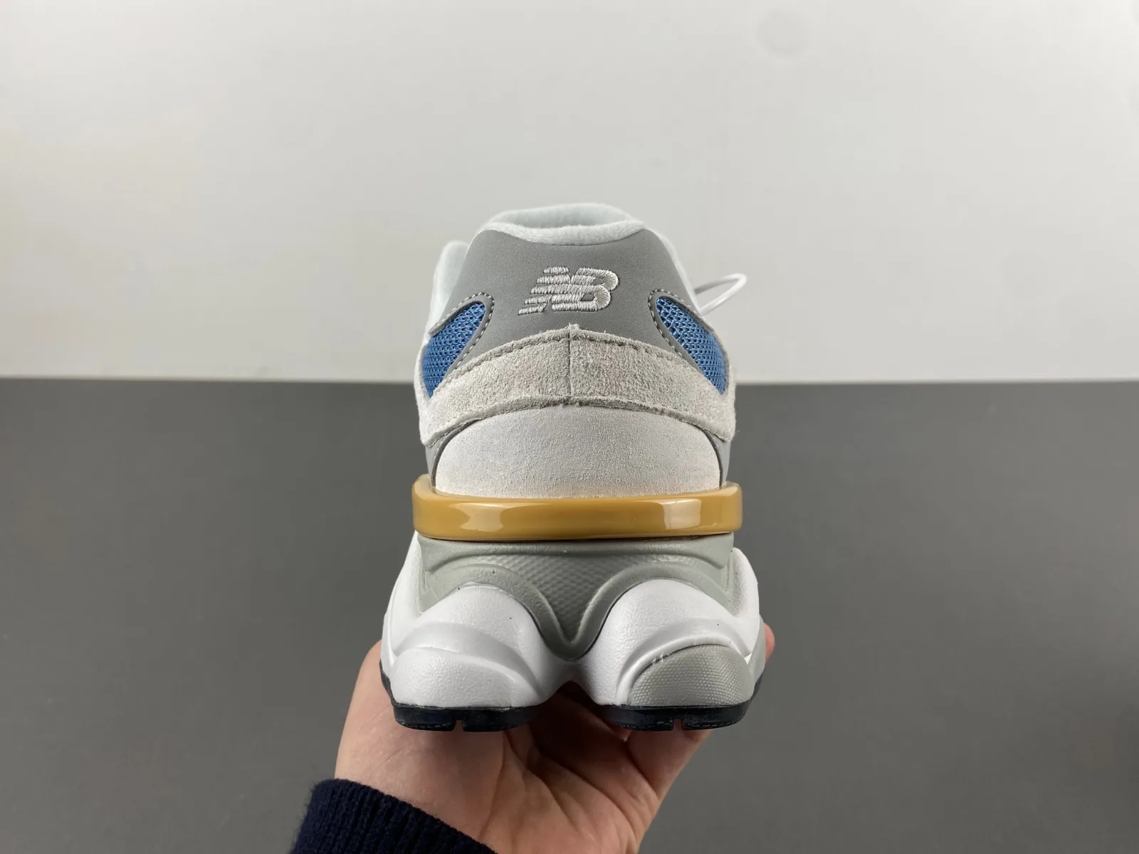 New Balance 9060 “White Blue Gold” — photo 14 of 16