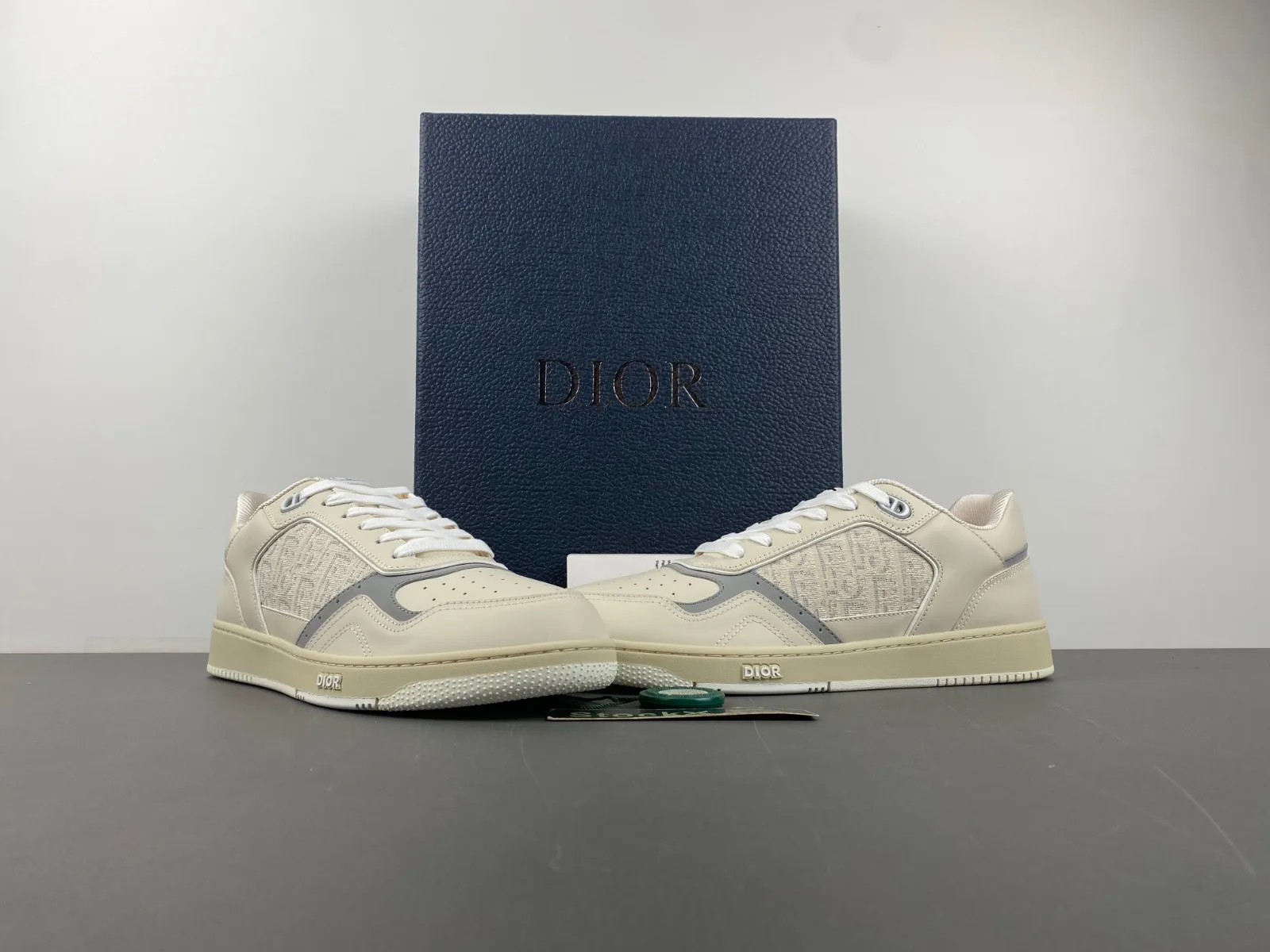 Dior B27 Low Dior Oblique Galaxy “Beige Yellow Grey” — photo 3 of 17