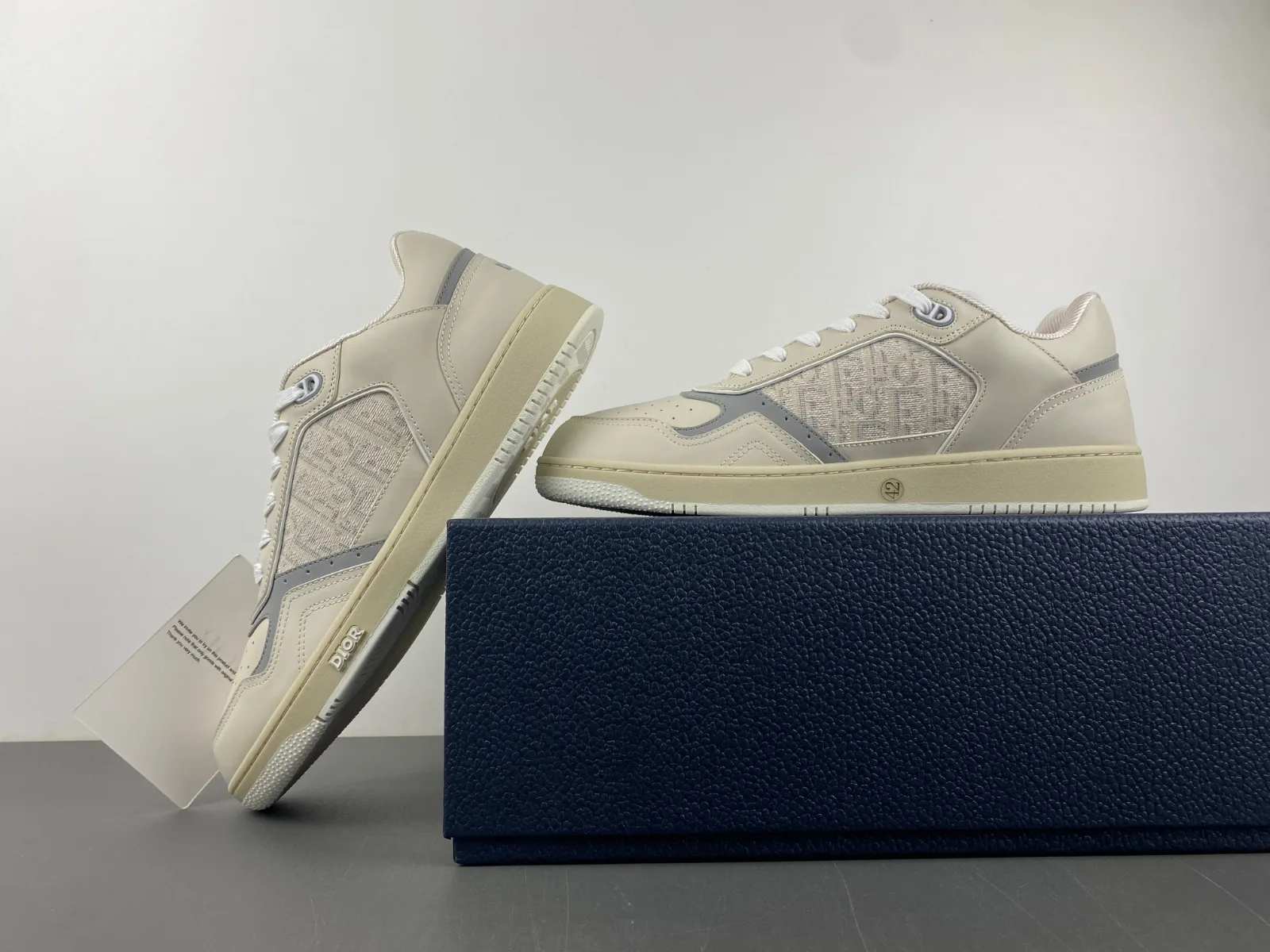 Dior B27 Low Dior Oblique Galaxy “Beige Yellow Grey” — photo 4 of 17