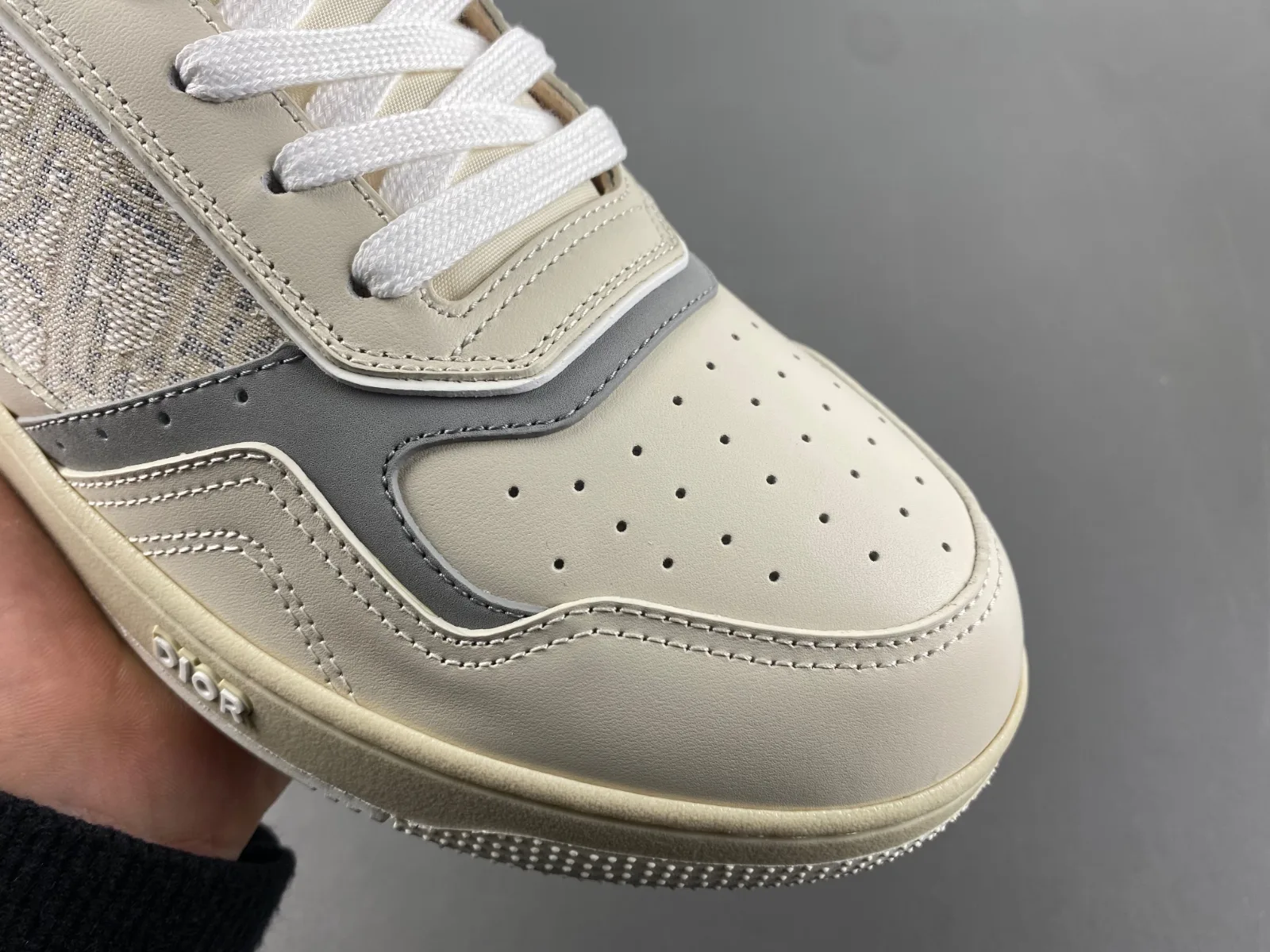 Dior B27 Low Dior Oblique Galaxy “Beige Yellow Grey” — photo 10 of 17