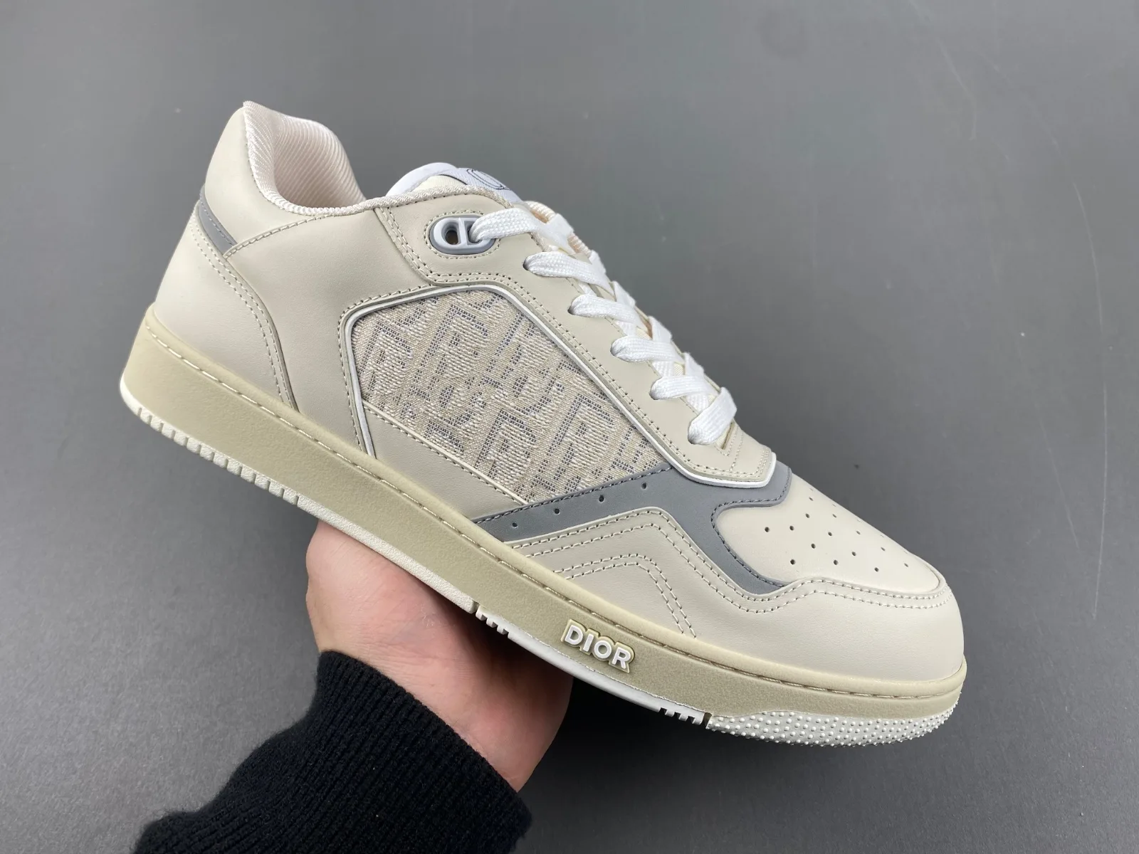 Dior B27 Low Dior Oblique Galaxy “Beige Yellow Grey” — photo 11 of 17
