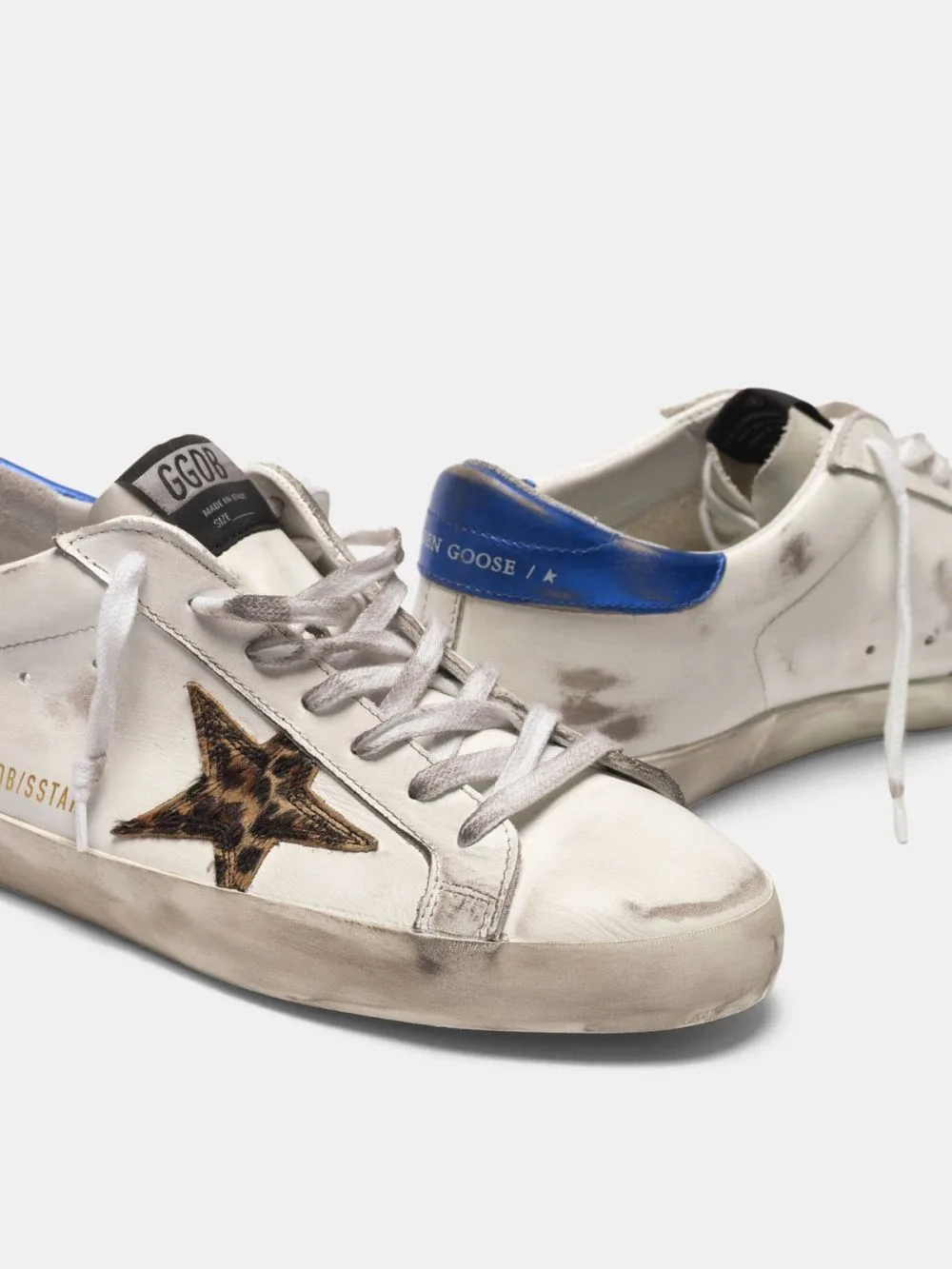 Golden Goose Super-star Sneakers “Blue Leopard” — photo 1 of 4