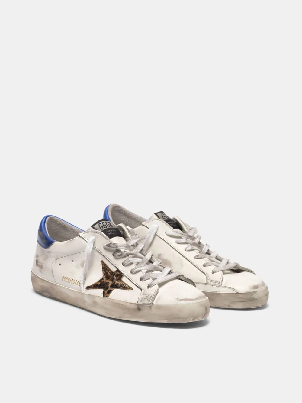 Golden Goose Super-star Sneakers “Blue Leopard” — photo 2 of 4