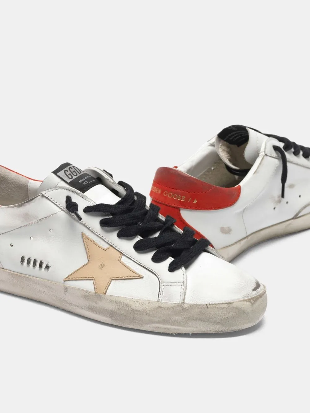 Golden Goose White Super-star Sneakers “White Black” — photo 1 of 4