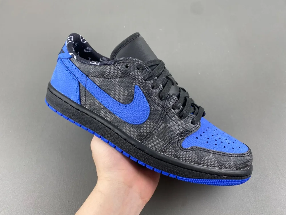 Louis Vuitton AIR Jorda 1 LOW X Y3 “Blue Black” — photo 3 of 16