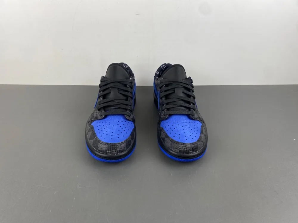 Louis Vuitton AIR Jorda 1 LOW X Y3 “Blue Black” — photo 4 of 16