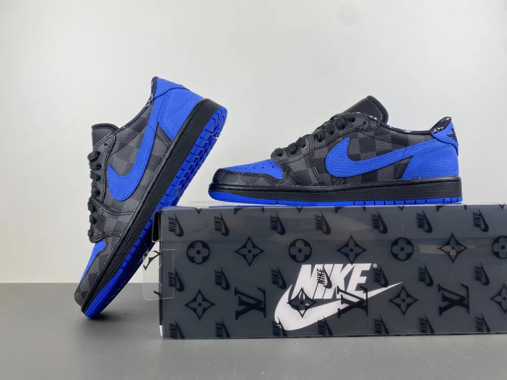 Louis Vuitton AIR Jorda 1 LOW X Y3 “Blue Black” — photo 5 of 16