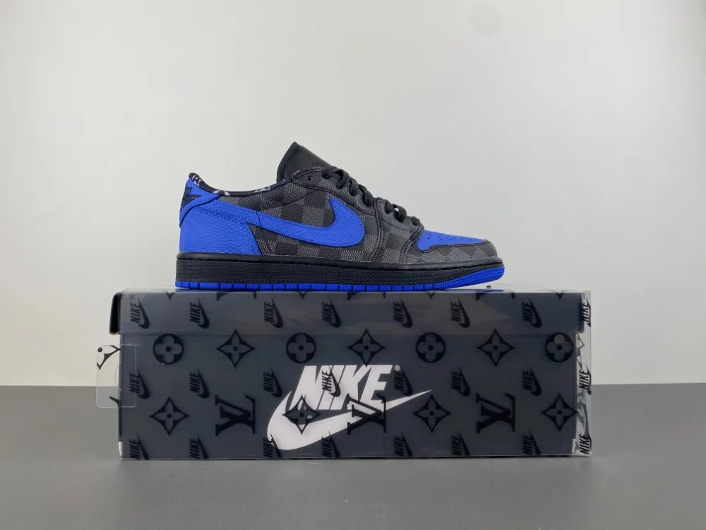 Louis Vuitton AIR Jorda 1 LOW X Y3 “Blue Black” — photo 8 of 16