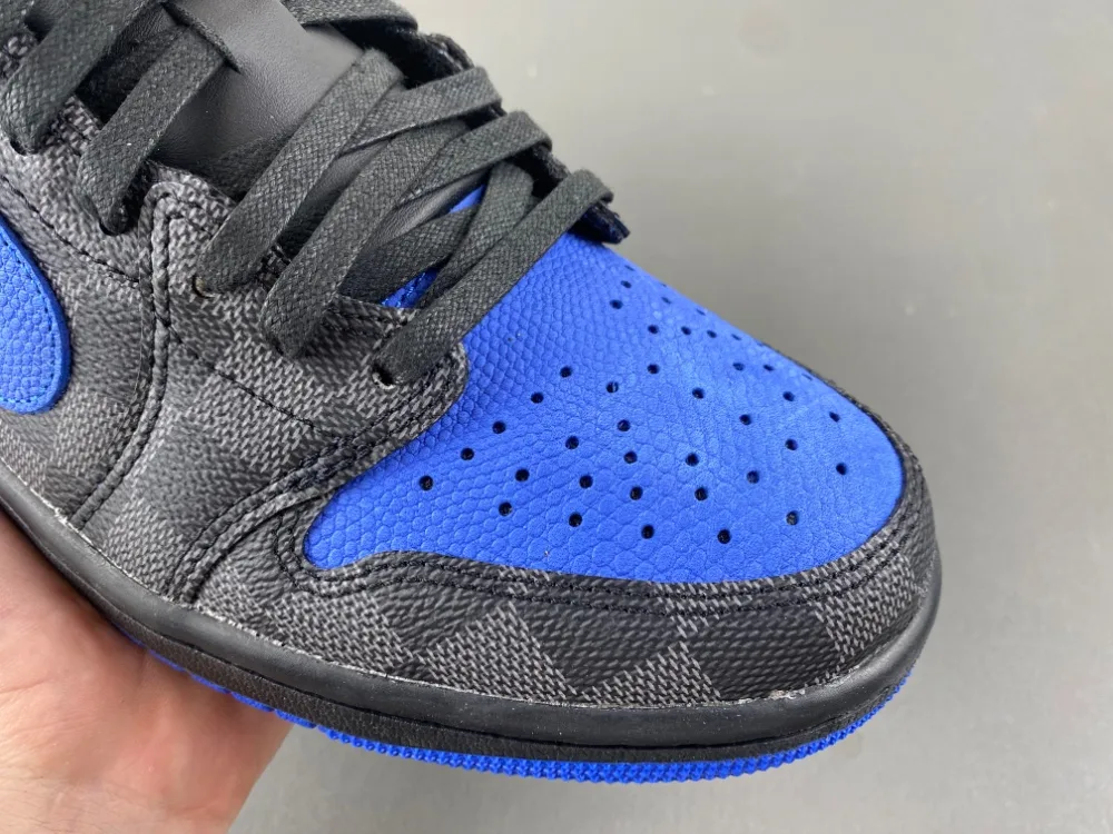Louis Vuitton AIR Jorda 1 LOW X Y3 “Blue Black” — photo 11 of 16