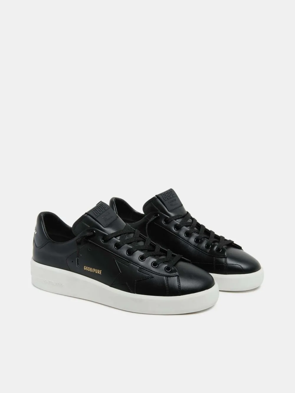 Golden Goose Black Leather Purestar Sneakers “Black” — photo 2 of 4