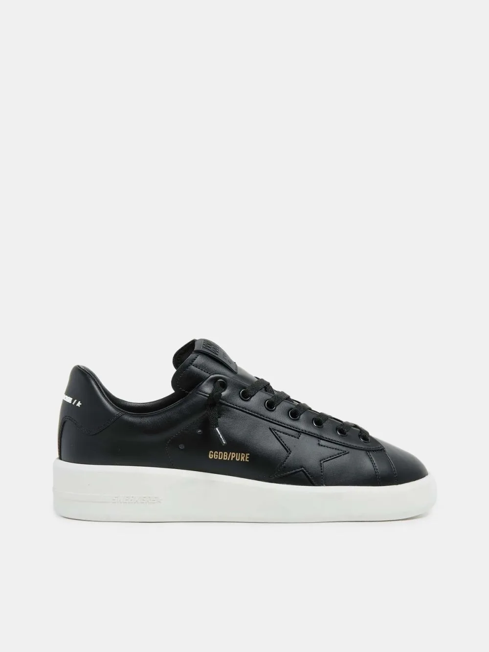 Golden Goose Black Leather Purestar Sneakers “Black” — photo 4 of 4