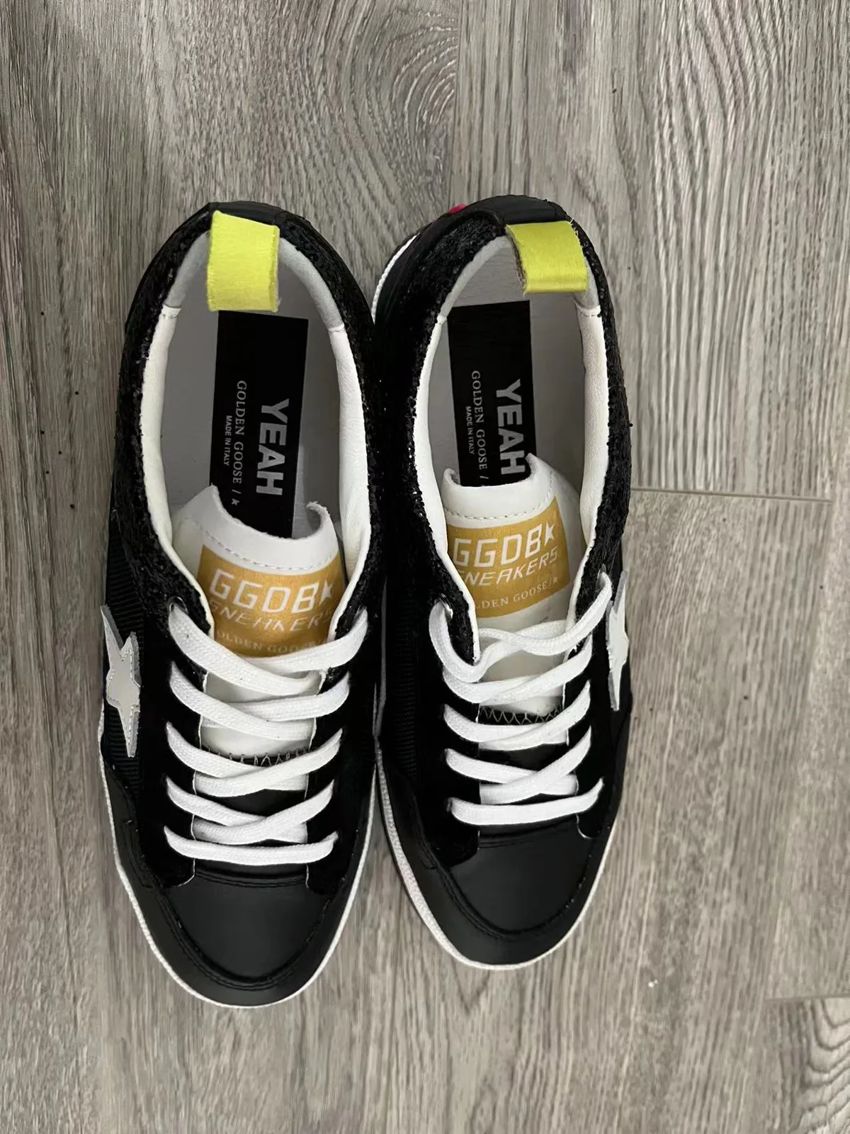 Golden Goose Black Yeah! Sneakers “White Black” — photo 5 of 10