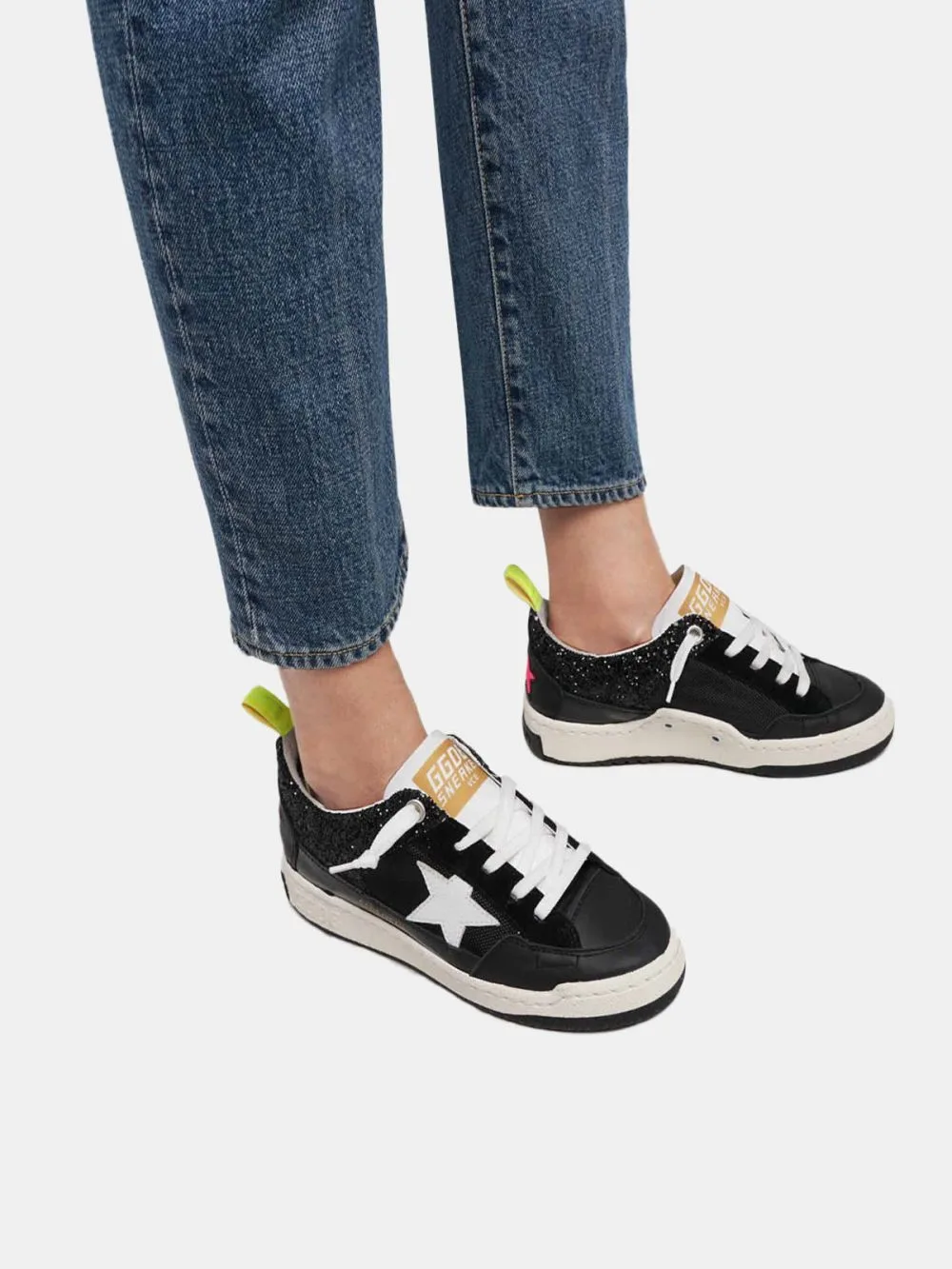 Golden Goose Black Yeah! Sneakers “White Black” — photo 7 of 10