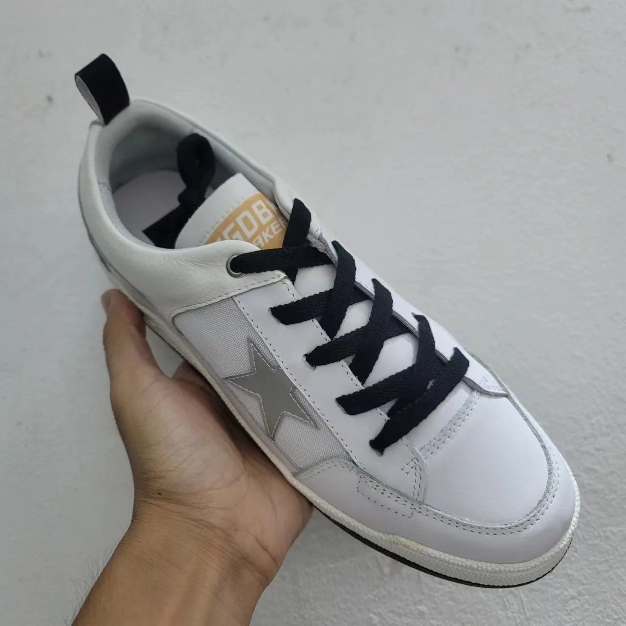 Golden Goose White Yeah! Sneakers “White Silver” — photo 1 of 8