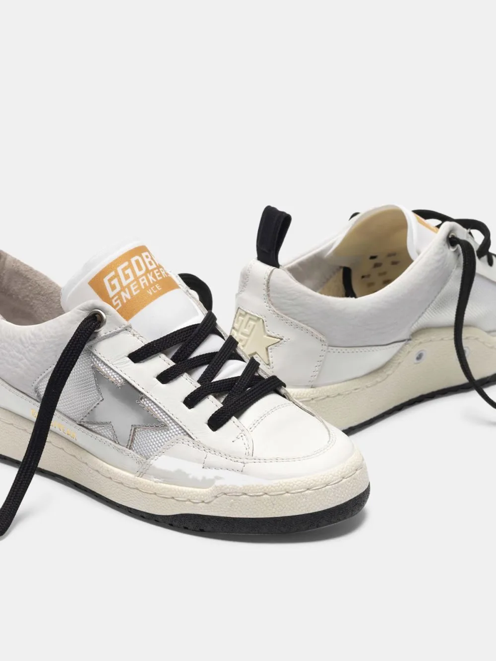 Golden Goose White Yeah! Sneakers “White Silver” — photo 5 of 8