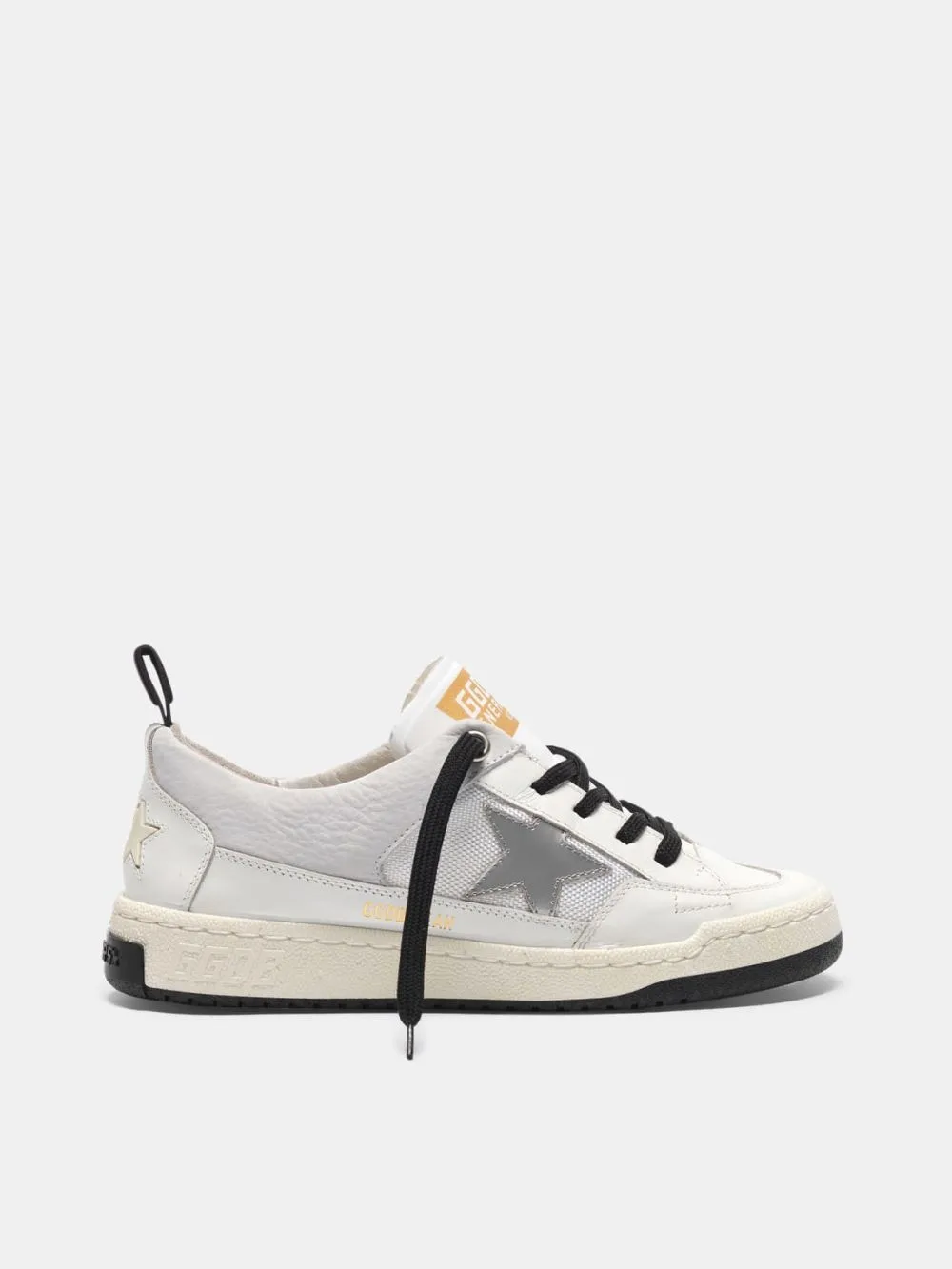 Golden Goose White Yeah! Sneakers “White Silver” — photo 8 of 8