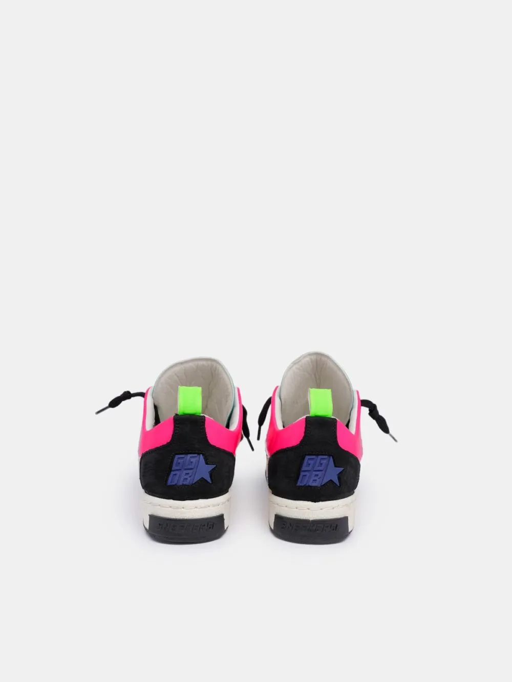 Golden Goose Fuchsia and Leopard-print Yeah Sneakers “Leopard” — photo 4 of 4