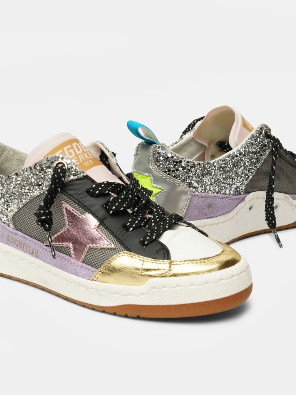 Golden Goose Yeah! Sneakers “Silver Pink” — photo 1 of 4