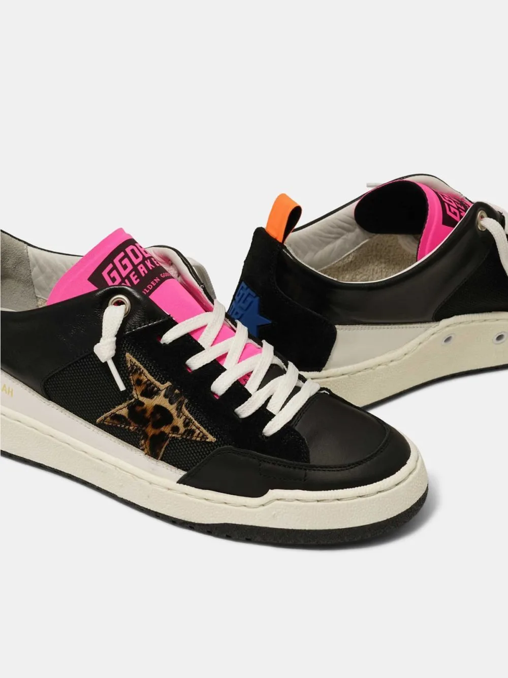 Golden Goose Black Yeah! Sneakers “Black Leopard” — photo 1 of 4