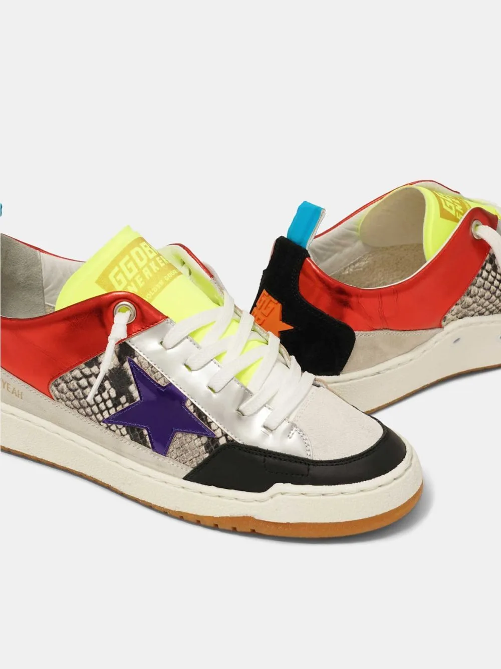 Golden Goose Red Yeah! Sneakers “Red Purple” — photo 1 of 4