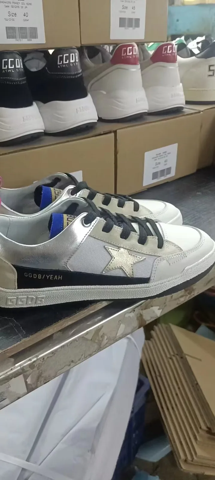 Golden Goose White Yeah! Sneakers “White Gold” — photo 1 of 8