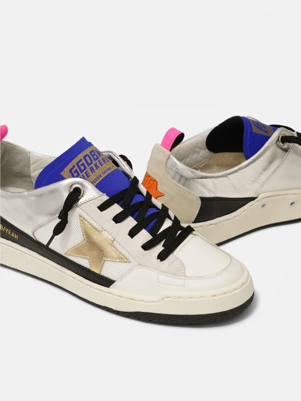 Golden Goose White Yeah! Sneakers “White Gold” — photo 5 of 8