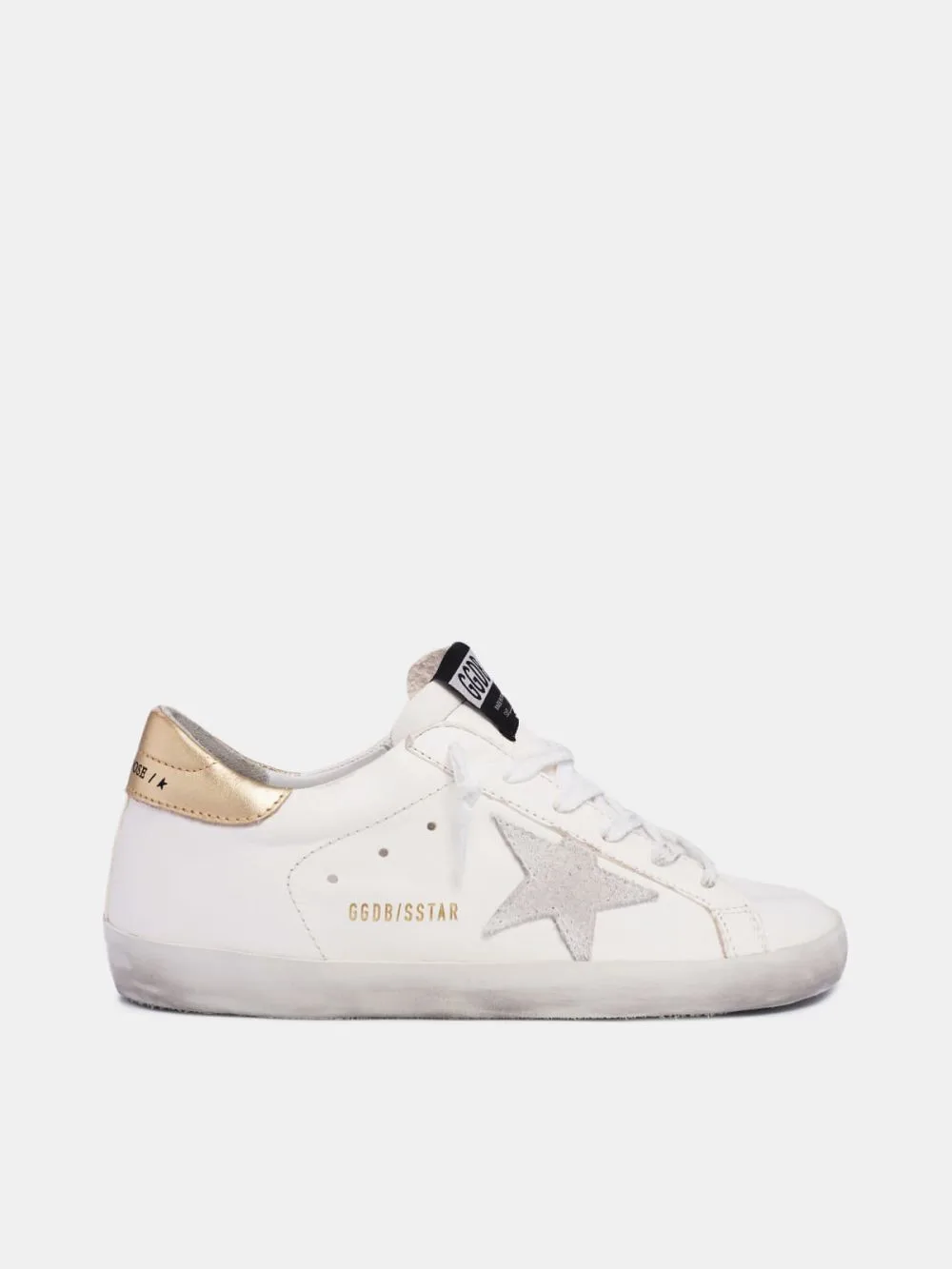 Golden Goose White Super-star Sneakers “White Gold” — photo 1 of 4