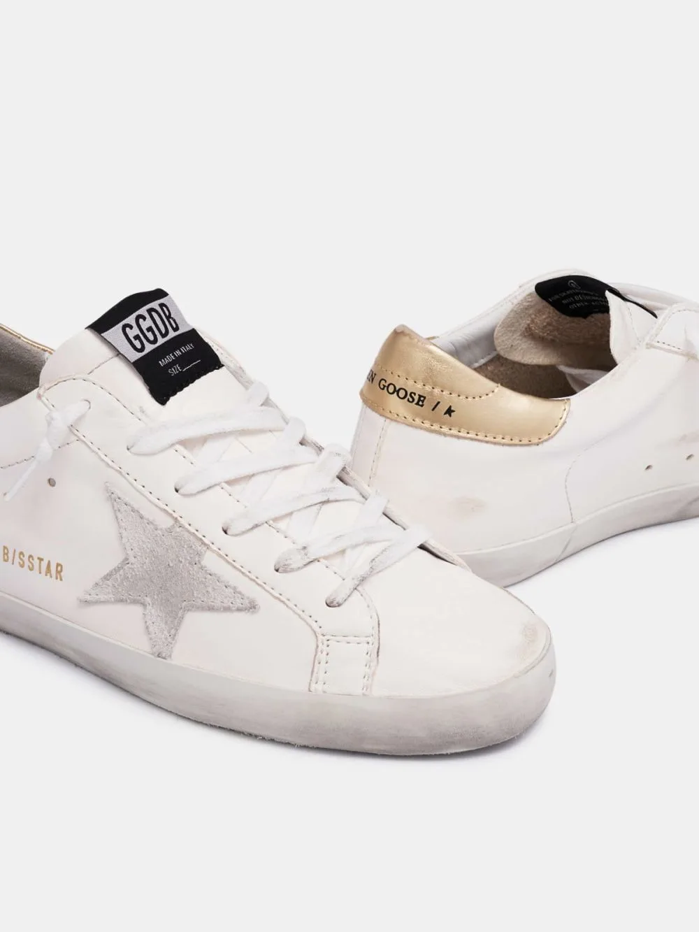 Golden Goose White Super-star Sneakers “White Gold” — photo 2 of 4