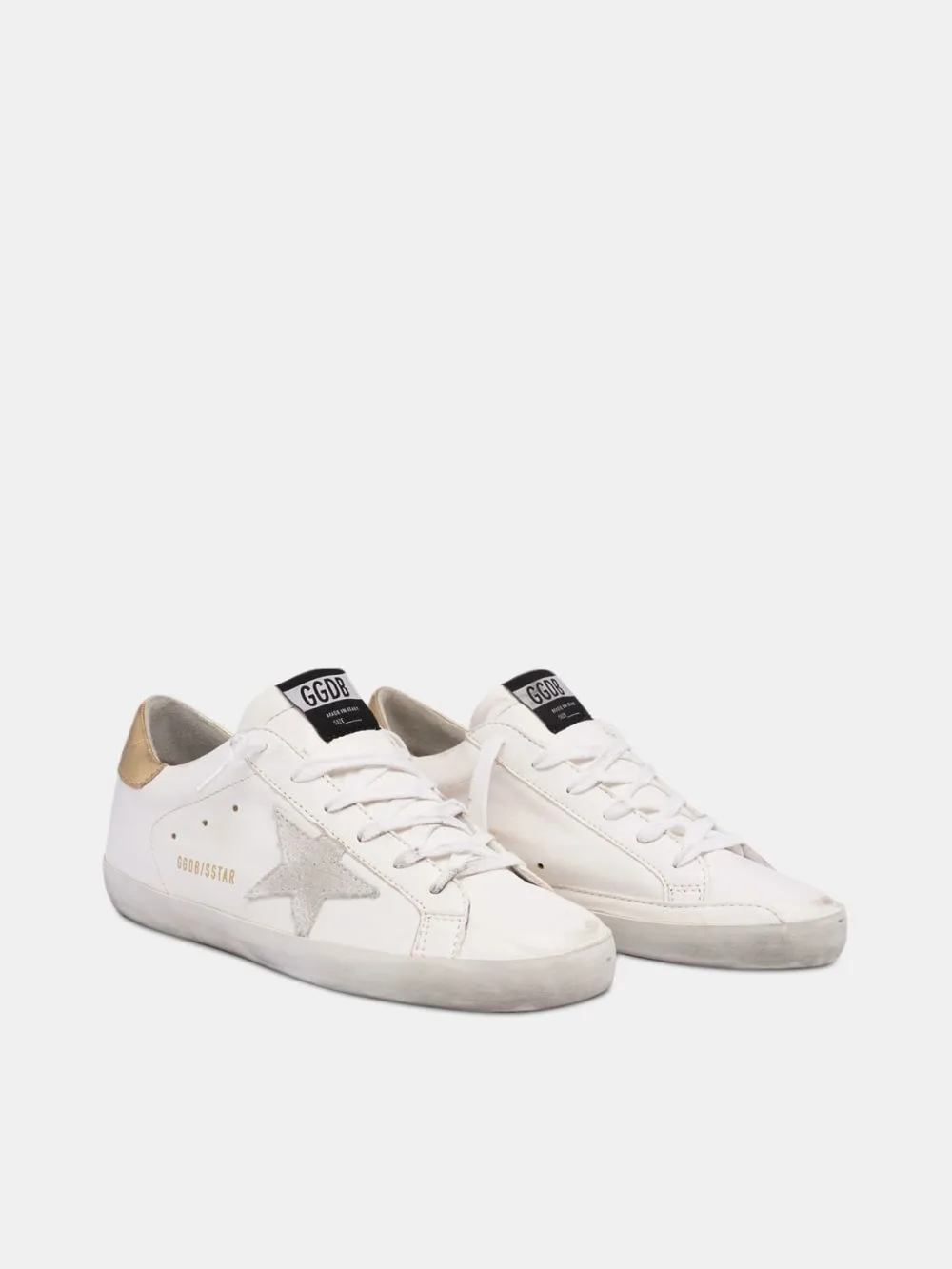 Golden Goose White Super-star Sneakers “White Gold” — photo 3 of 4