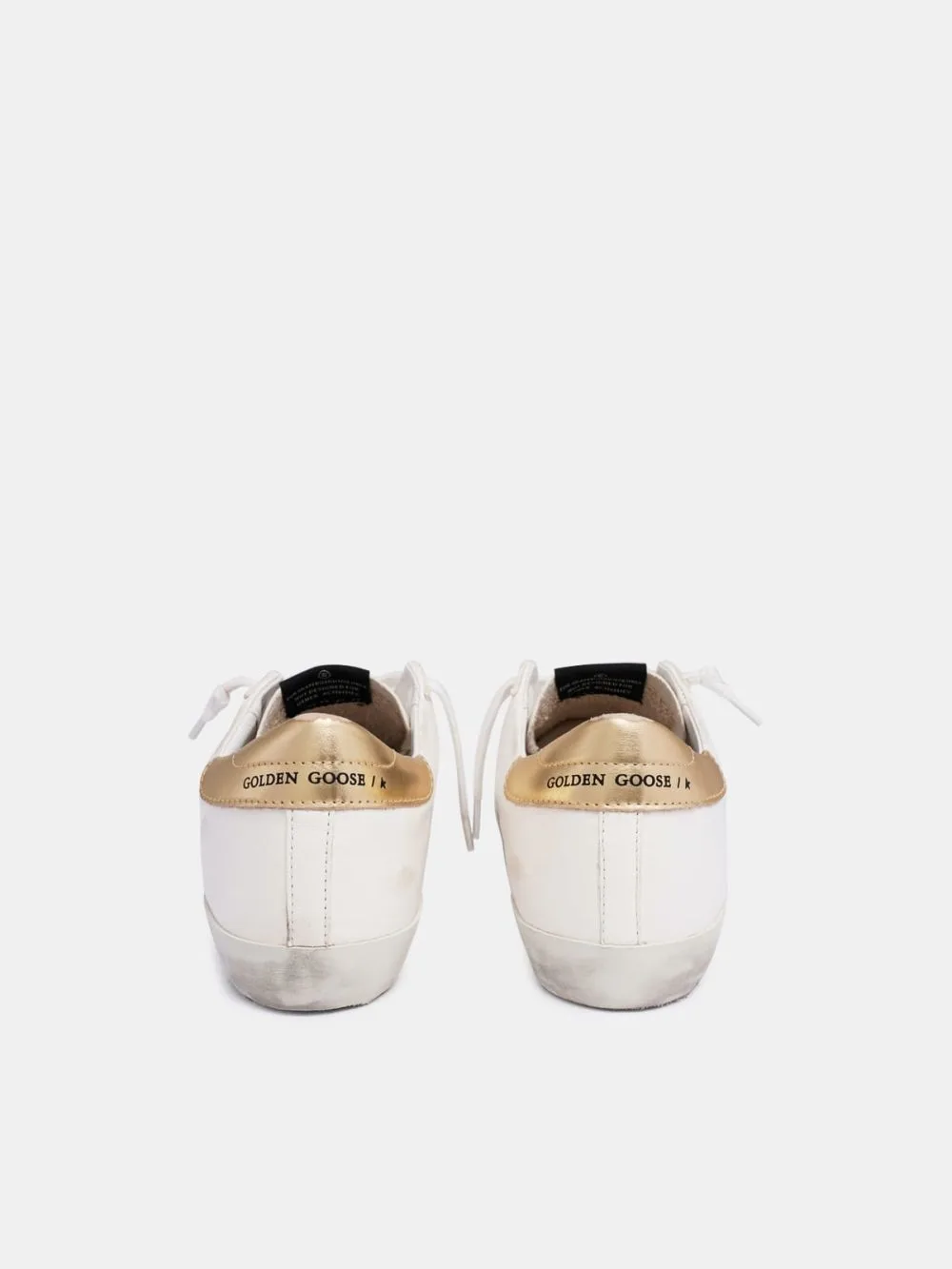 Golden Goose White Super-star Sneakers “White Gold” — photo 4 of 4