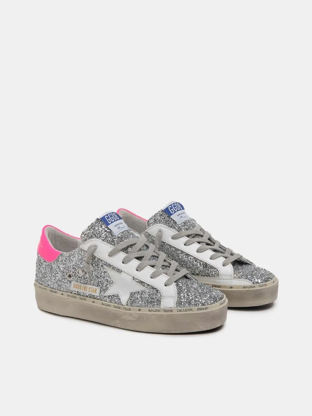 Golden Goose Hi Star Sneakers “Silver” — photo 2 of 4
