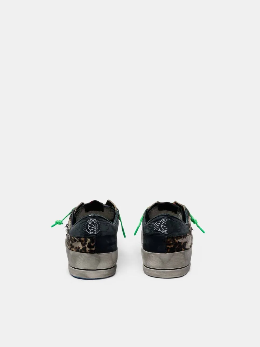 Golden Goose Leopard Print Stardan Sneakers “Green Leopard” — photo 3 of 4