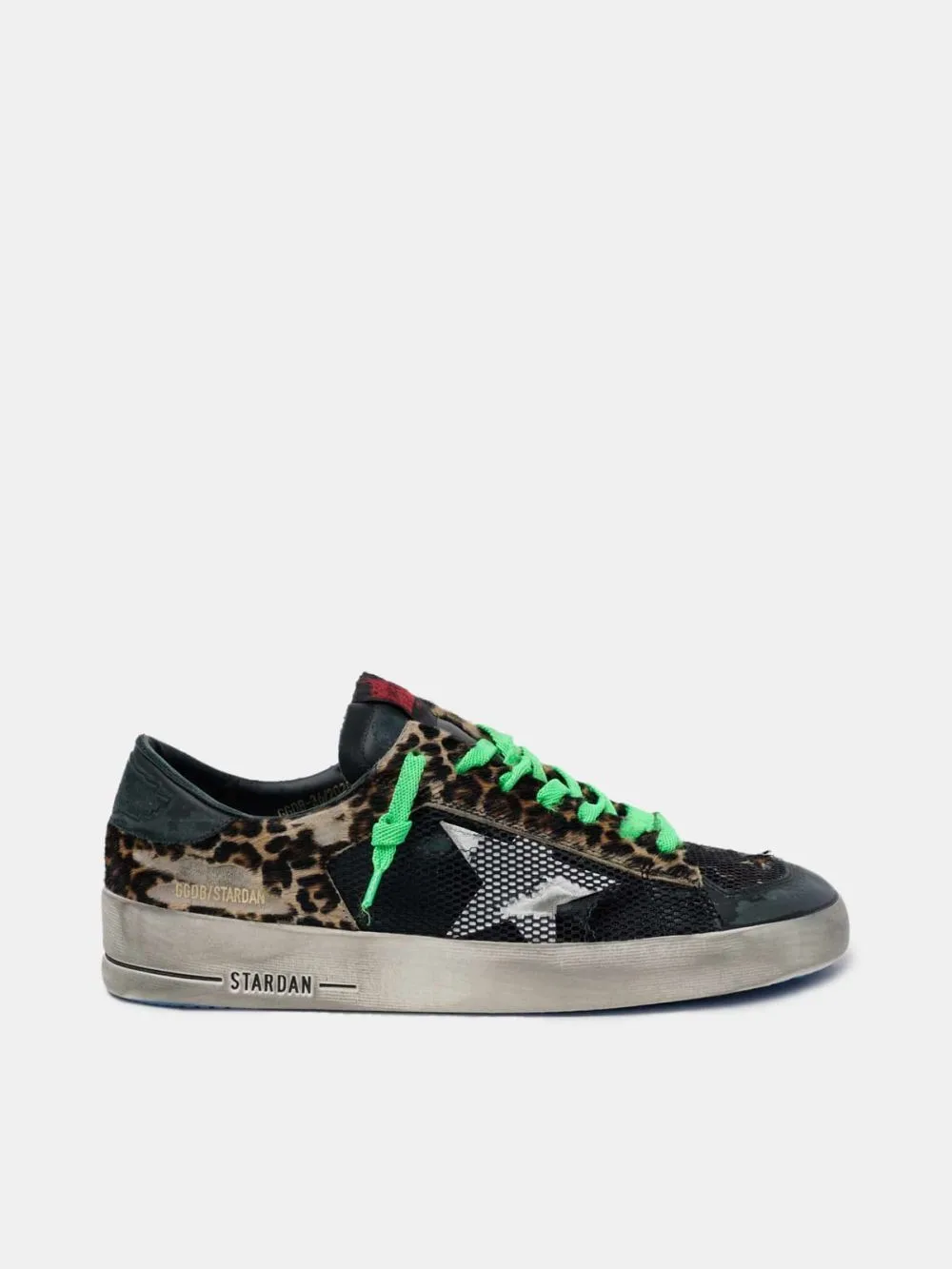 Golden Goose Leopard Print Stardan Sneakers “Green Leopard” — photo 4 of 4