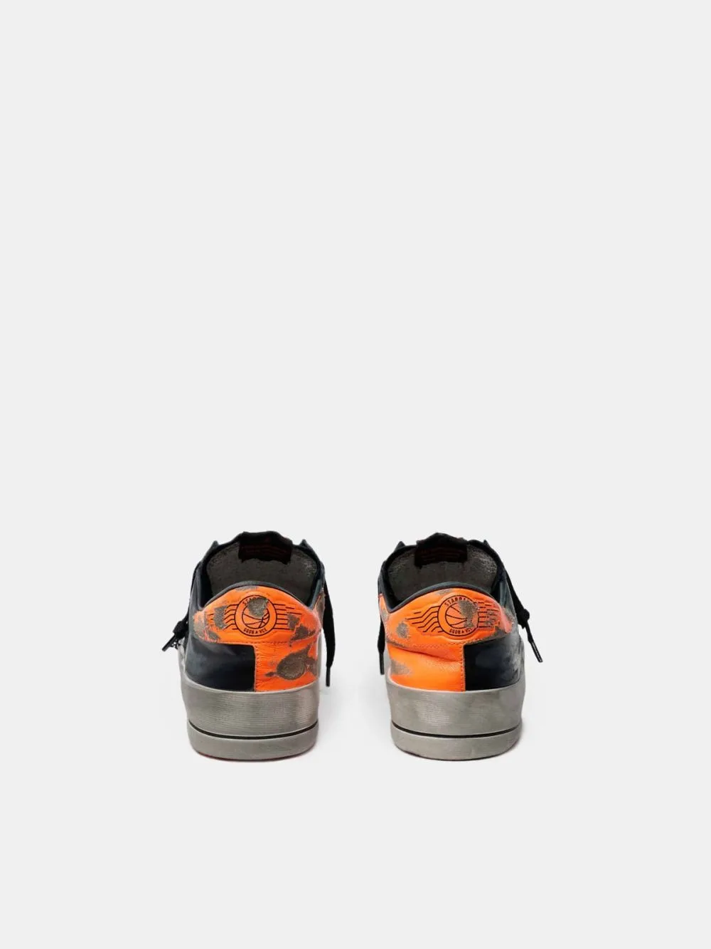 Golden Goose Black and Orange Stardan Sneakers “Black Orange” — photo 3 of 4