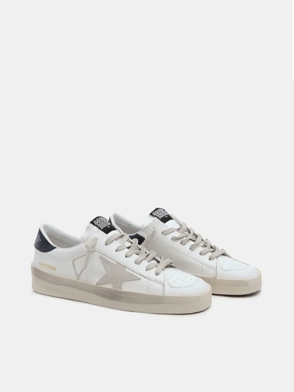 Golden Goose Black and White Stardan Sneakers “White Black” — photo 4 of 6