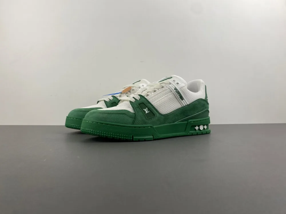 Louis Vuitton Trainer “White Green” — photo 1 of 17